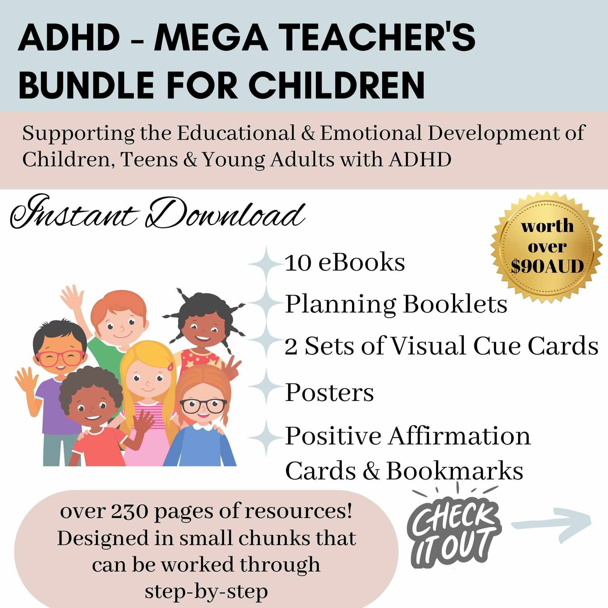 ADHD Teacher's Mega Bundle of Resources on Etsy by Gutidentity
