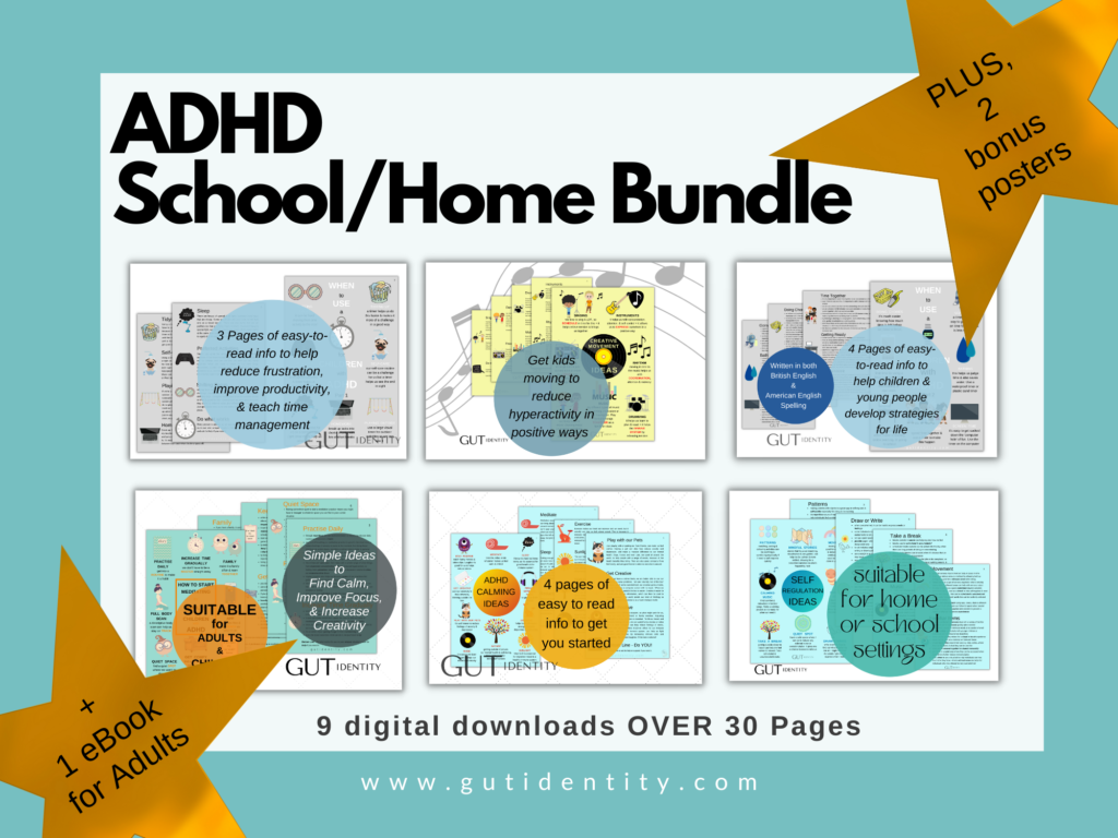Children and Students with ADHD home and school ebook resources by Gutidentity on Etsy