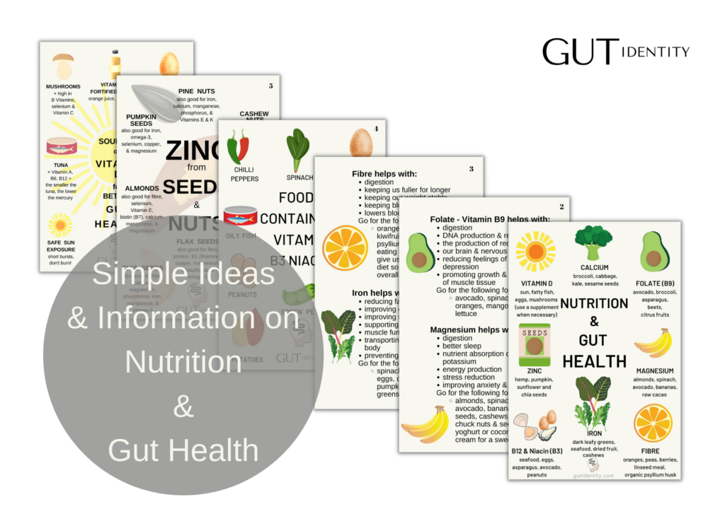 Nutrition for Gut health eBook by Gutidentity Available on Etsy