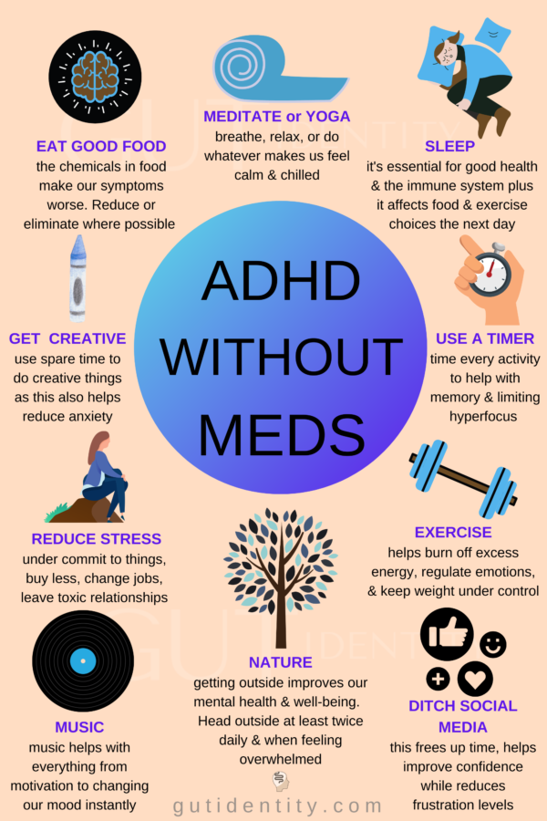 How to Manage ADHD Without Medication - Gutidentity - ADHD