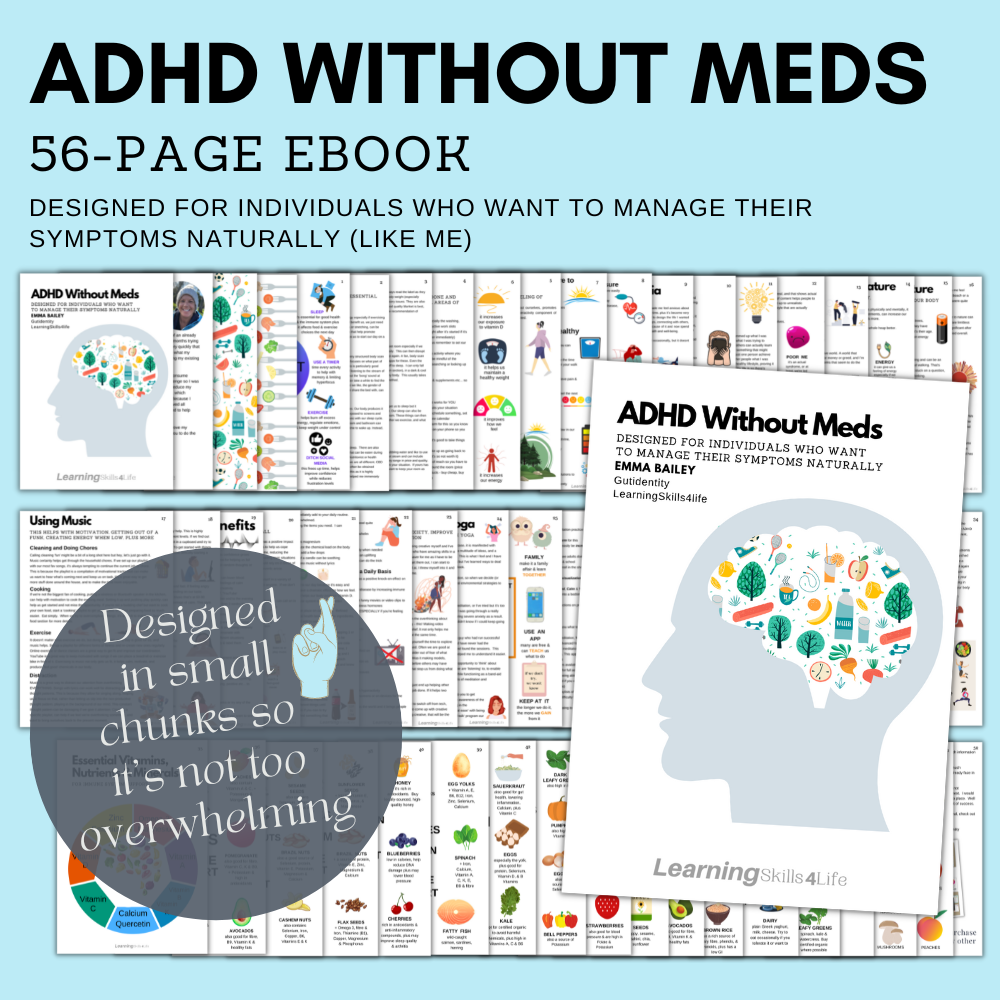 ADHD without Medication. Treating our symptoms naturally.