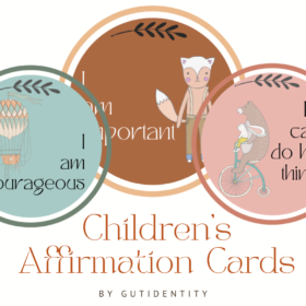 Children's Affirmation Cards by Gutidentity on Etsy