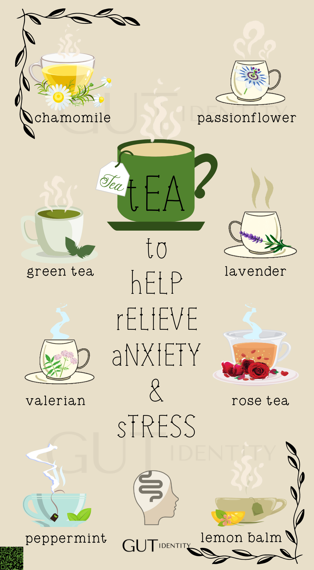 Drinking Tea to Help Relieve Anxiety and Stress by Gutidentity