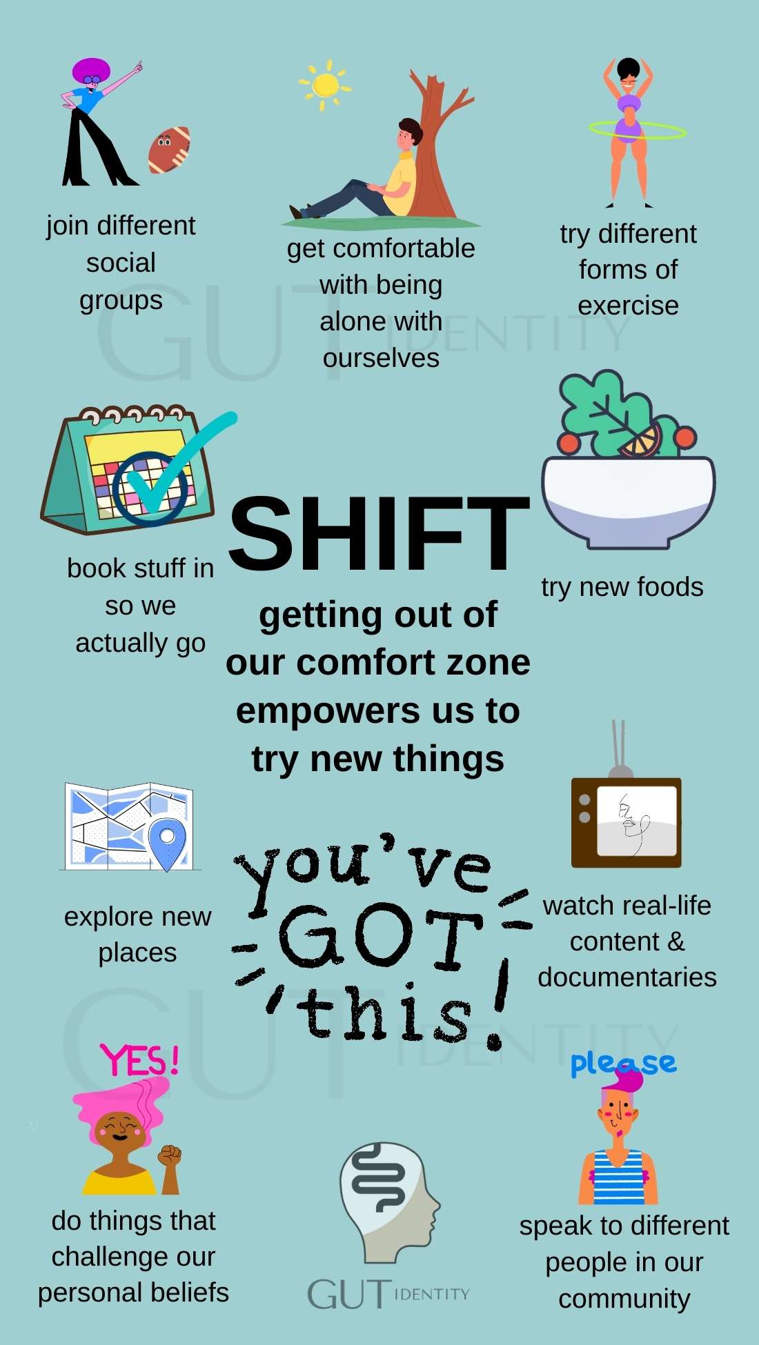 Shift out of our Comfort Zone by Gutidentity