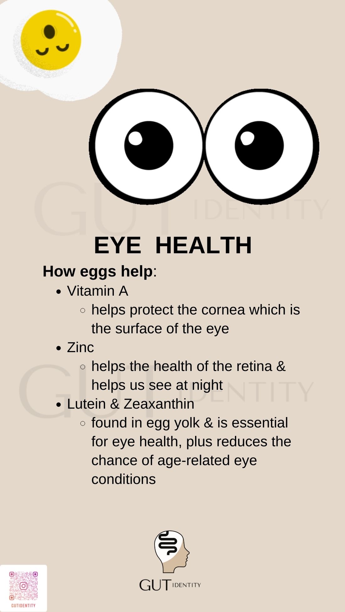 The Health Benefits of Eggs - Eye Health - by Gutidentity