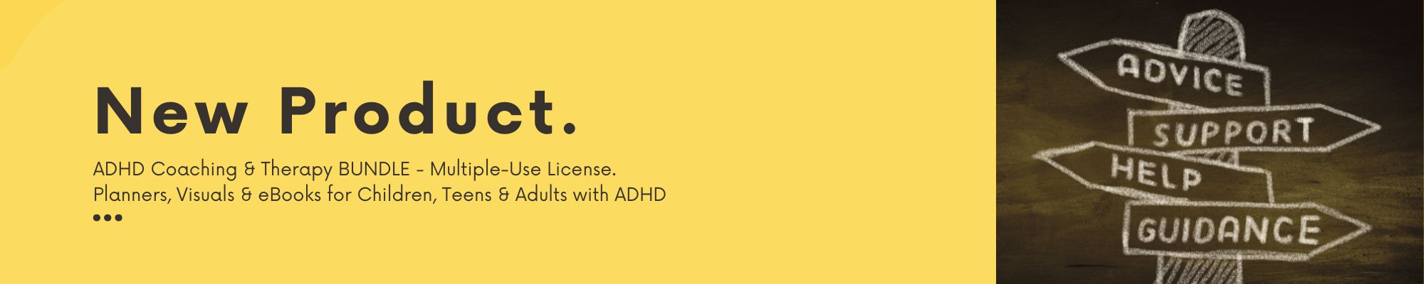 New product: ADHD Coaching and Therapy Bundle of Resources