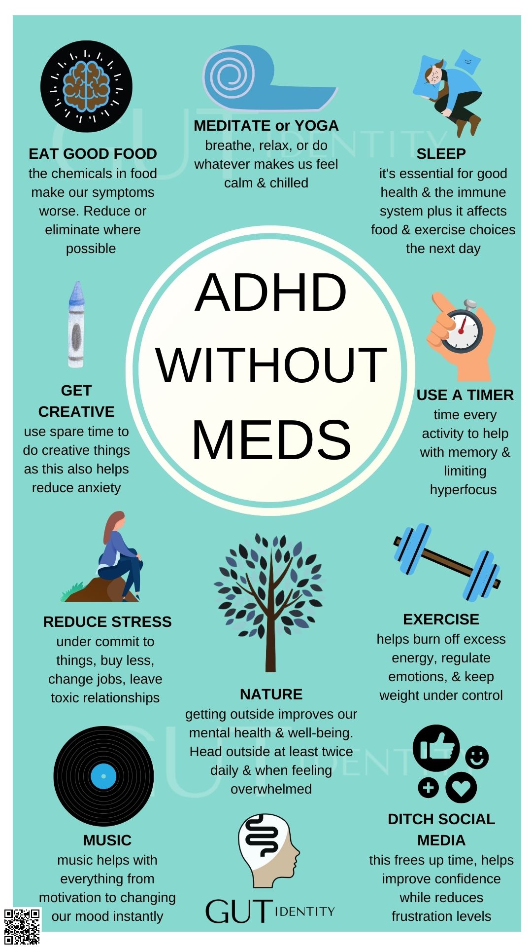 Managing ADHD Symptoms Naturally by Gutidentity