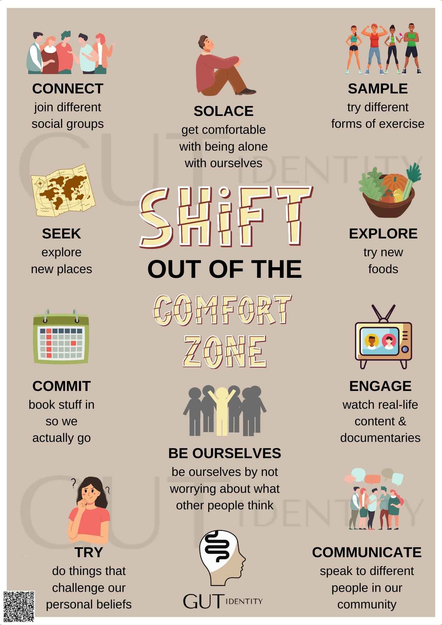 Shift Out of the Comfort Zone by Gutidentity